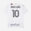 Camisola + Calções AC Milan Rafael Leao 10 Criança Equipamento 2ª 23/24